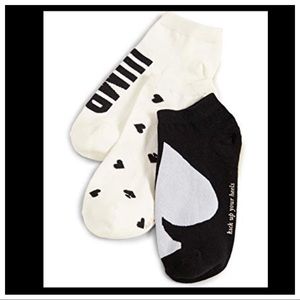 NWT Kate Spade No Show Socks